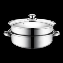 Adneny 28cm 2-Layer Stainless Steel Steamer Pot