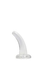 Varpos imitatorius su siurbtuku Non Realistic Dildo, 4,5''/ 11,5 cm, skaidrus