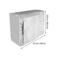 Atsparus oro sąlygoms oro kondicionieriaus dangtelis lauko blokui 86x35x60cm tvirtas AC dangtelis apsaugo nuo purvo lietaus sniego tinka daugumai