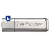 Kingston 128GB IronKey Locker+ 50 USB atmintinė