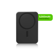 mophie Essentials Magnetinė belaidė nešiojama baterija 10000mAh Juoda
