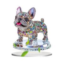 2D Fake Crystal Horse Ornament with Base Flat Acrylic Horse Office Bookshelf Desktop Table Sign Home F