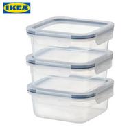 IKEA 365+ Kvadratinių plastikinių maisto indelių rinkinys