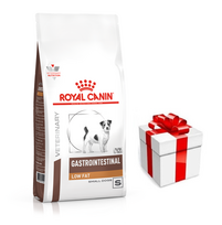 ROYAL CANIN Gastro Intestinal Low Fat Small Dog 3,5kg + STAIGMENA ŠUNUI