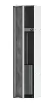 Hansgrohe XtraStoris Rock - Potinkinė tualetinio šepečio dėžutė su lentynėle, matinės baltos spalvos 56060700