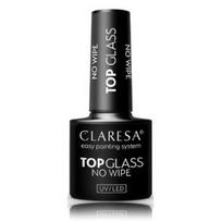Claresa Top Glass UV / LED viršutinis gelinis nagų lako sluoksnis - 5 g.