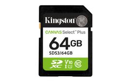 Kingston Canvas Select Plus Gen3 64GB SD kortelė