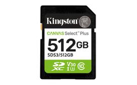 Kingston Canvas Select Plus Gen3 512GB SD kortelė