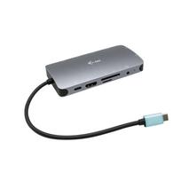 i-tec USB-C Metal Nano Docking Station HDMI VGA LAN Audio 100W