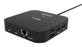i-tec USB-C Dual HDMI 4K 60Hz adapteris su 2xUSB-C ir 4xUSB-A