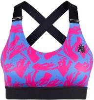 Gorilla Wear Colby Sports Bra - Blue/Pink
