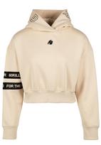 Gorilla Wear Tracey Cropped Hoodie - Beige