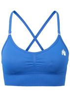 Gorilla Wear Olivia Seamless Sports Bra - Blue