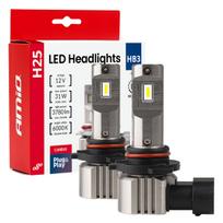 LED žibintų lemputės H25 CANBUS HB3 9005 12V 31W, AMIO-04714