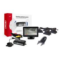 Parkavimo pagalbos sistema TFT01 4,3" su HD-502-IR kamera, 4 juodi jutikliai, sunkvežimiams