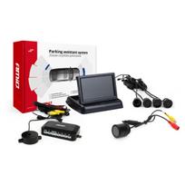 Parkavimo pagalbos sistema TFT02 4,3" su HD-301-IR kamera, 4 juodi jutikliai