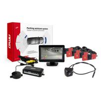 Parkavimo pagalbos sistema TFT01 4,3" su HD-310 kamera, 4 juodi jutikliai, vidinis montavimas