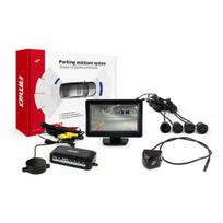 Parkavimo pagalbos sistema TFT01 4,3" su HD-310 kamera, 4 juodi jutikliai