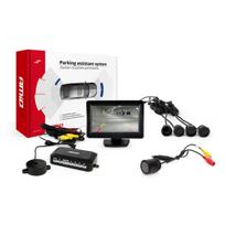 Parkavimo pagalbos sistema TFT01 4,3" su HD-301-IR kamera, 4 juodi jutikliai