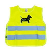 Vaikiška atšvaitinė liemenė DOG, geltona AMIO-03937