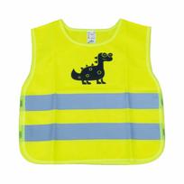 Vaikiška atšvaitinė liemenė DINOSAUR, geltona AMIO-03936