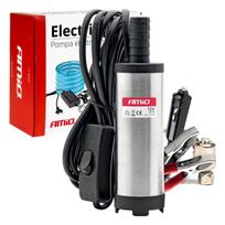 Panardinamoji elektrinė dyzelinio kuro siurbimo pompa 38 mm 12V/230V su žarna AMIO-03243