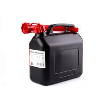 Plastikinis kuro kanistras 5 L, juodas, 28×26×12 cm