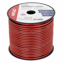 Dvejų gyslų CCA kabelis, 2x1.5mm² 100m 7.5A AMIO-04459