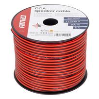 Dvejų gyslų CCA kabelis, 2x1mm² 100m 5A AMIO-04458