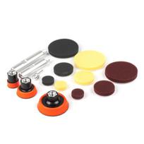 Automobilio poliravimo rinkinys, 15 vnt. AMIO-03700