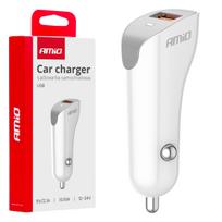 Automobilinis įkroviklis USB-A 2.1A 12/24V AMiO-03873