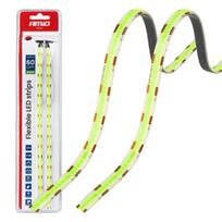 Lanksčios COB LED juostos 2x30 cm 12V, žalia