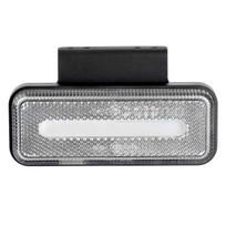 Gabaritinis LED žibintas AMiO OM-02-W, stačiakampis, baltas