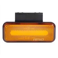 Gabaritinis LED žibintas AMiO OM-02-O, stačiakampis, oranžinis