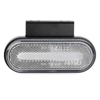 Gabaritinis LED žibintas AMiO OM-01-W ovalus, baltas