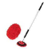 Teleskopinis šepetys su vandens jungtimi, Chenille 120-200cm AMIO-02398
