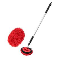 Teleskopinis šepetys su vandens jungtimi, mikropluoštas 98-168cm AMIO-02397