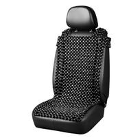 Automobilio sėdynės kilimėlis su karoliukais CSM-18, 44x106cm - juoda