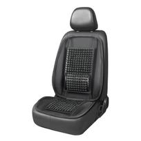 Automobilio sėdynės kilimėlis su karoliukais 98 x 49 cm - juoda