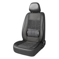 Automobilio sėdynės kilimėlis su karoliukais 110 x 46 cm - juoda
