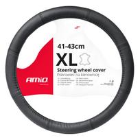 Automobilio vairo užvalkalas 41-43 cm, natūrali oda, SWC-48-XL