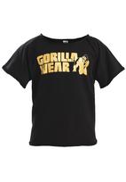 Gorilla Wear Classic Work Out Top - Black/Gold