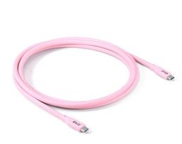 USB-C į USB-C kabelis 2M rožinis
