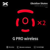 X-Raypad Obsidian Slankikliai Logitech G Pro 1 Raudoni 2 vnt.