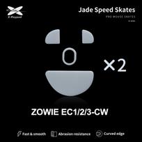 X-Raypad Jade Slidės BenQ Zowie EC1-CW, EC2-CW, EC3-CW Baltos 2 vnt.