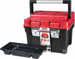 Patrulių grupė SKRC1HDCZEPG001 HD kompaktiška 1 Įrankių dėžė gamykla seifas 450x350x350 Alugriff Raudona