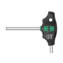 Šešiakampis atsuktuvas su T-formos rankena WERA 454 Hex-Plus HF 3x100mm