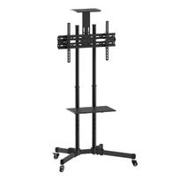 Techly mobilus televizoriaus stovas LED/LCD/PDP, 37-70", 50kg, reguliuojamas, AV lentyna