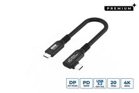 MicroConnect USB-C to USB-C Premium cable  0.15m, 100W, 20Gbps, USB 3.2