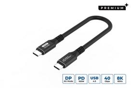 MicroConnect USB-C to USB-C cable 0.15m  Premium, 100W, 40Gbps, USB4